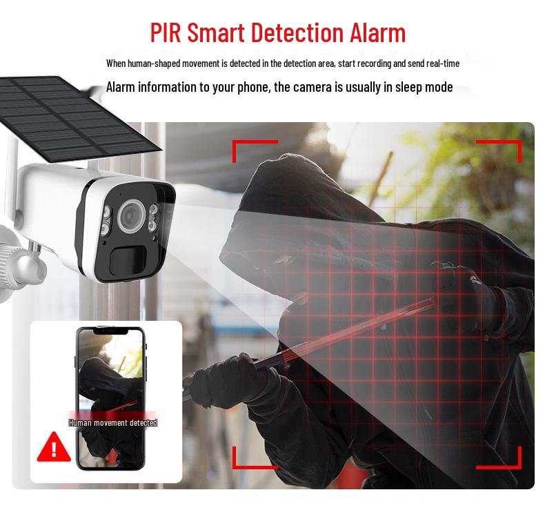 10.1-inch Wireless Solar Camera with Dual Light & Battery Monitor