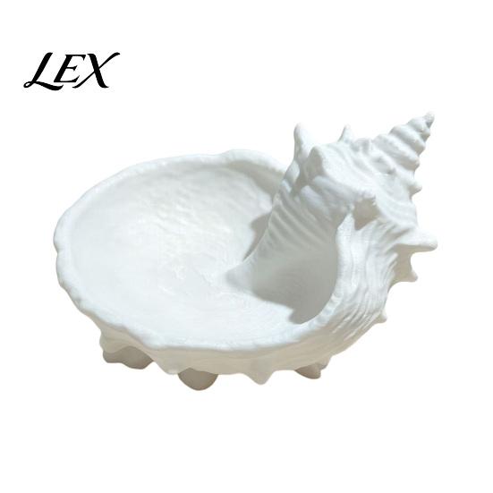 Detailed Texture Crafting Tool Conch Catchall Tray, Unique Texture, 3D Print Ocean Theme Retro Style Desktop Ornament Mold Container, Durable