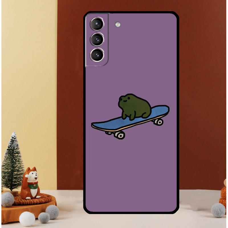 Милый Мультяшный Чехол-Лягушонок Для Samsung Galaxy S25 S26 Ultra S21 S22 S20 S23 S24 Ultra S10 Plus S25 FE Чехол Funda