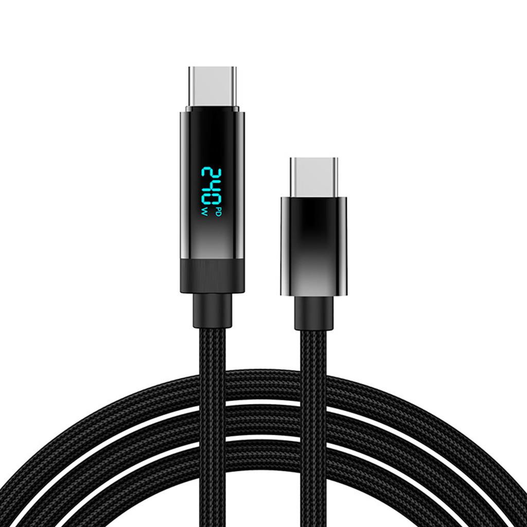 Высокоскоростной кабель для зарядки USB C - USB C 48 В 5 А 240 Вт Тип C Провод для подачи питания для смартфонов, планшетов, ноутбуков