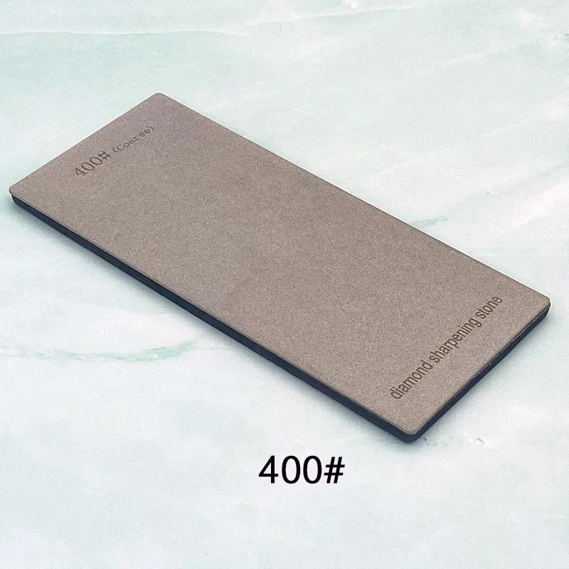 Алмазные точильные камни 120/600/1500/3000 грит Точилка для ножей Нескользящая основа Набор инструментов для заточки кухонных ножей Пластина-хлопья