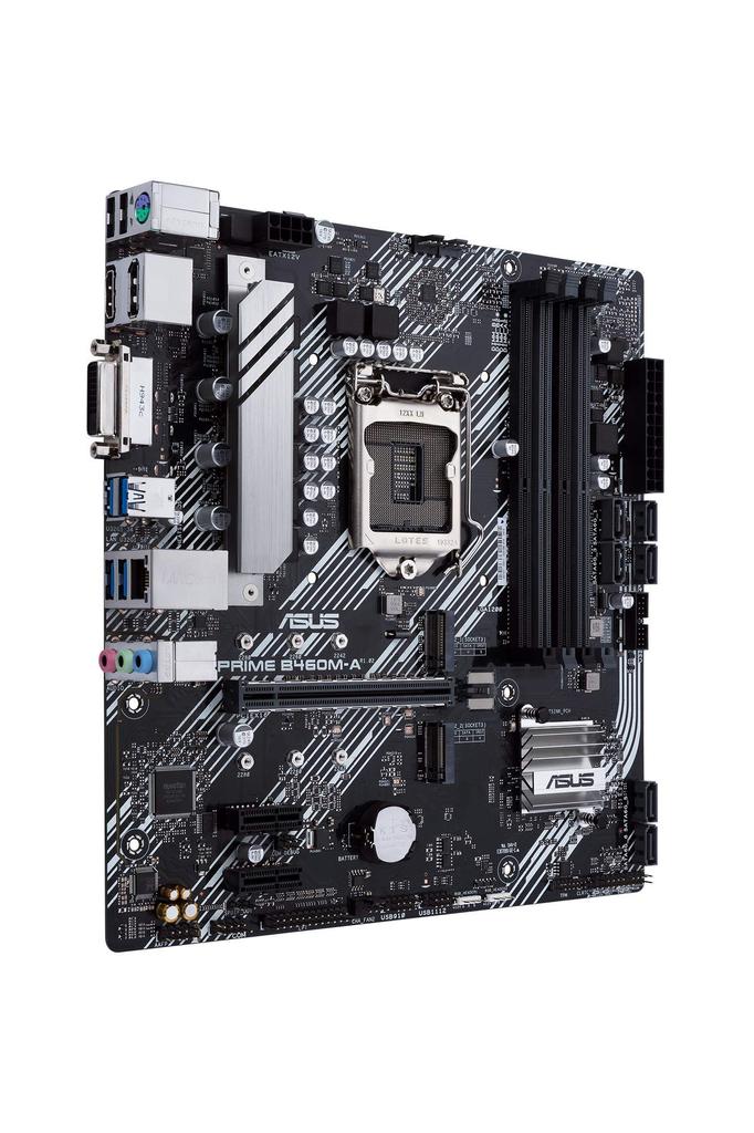 Материнская плата ASUS PRIME B460M-A [MicroATX] с процессором Intel B460 и разъемом Socket 1200