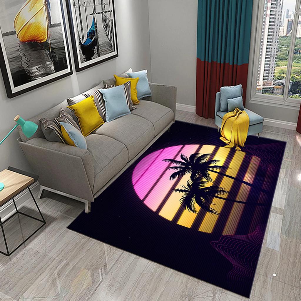 Фиолетовый ковер Современный ковер Искусство Принтованный Прямоугольный Ковер для Взрослых Коврики для Йоги Гостиная Спальня Плоский Коврик Декоративный Дверной Коврик