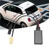 Стереоадаптер-кабель Handsfree, подходит для автомобильных радиоприемников, воспроизведения музыки, со встроенным микрофоном и беспроводным подключением