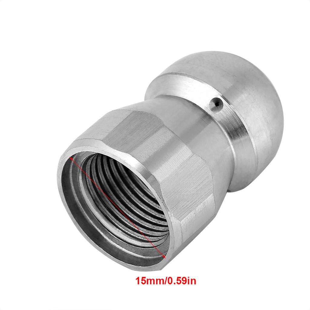 3/8" шланг для слива мойки высокого давления, труба для прочистки канализации, насадка-мочалка