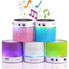 Portable Mini Cracked Bluetooth Speaker With Led Light Wireless Speaker Gift Car Home Outdoor