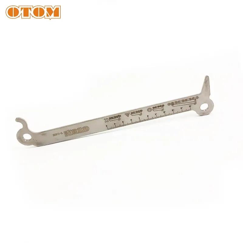 OTOM Motocross Chain Checker Stainless Steel Gauge Suitable For Measurement 520 525 530 Bike Motorcycle Universal Repair Tools