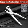 Multi-functional Punch Pliers Round Hole Oval Hole DIY Tool Watchband Strap Household Leathercraft Leather Belt Hole Punch Plier