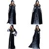 Enchanting Women's Wicked Queen Gothic Witch Costume With Elegant Long Bell Sleeves