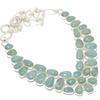 Aquamarine Gemstone Handmade 925 Silver Jewelry Necklace 18" JCN398-29