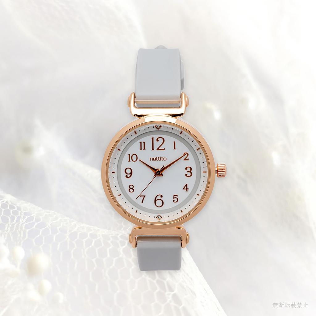 Часы Analog Nuance Color с силиконовым ремешком без никеля NF Elsie Blue [Fieldwork] женские GY084-3