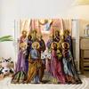 Religious Icon with ApostlesFlannel blanket for bedroom, living room, sofa, and nap