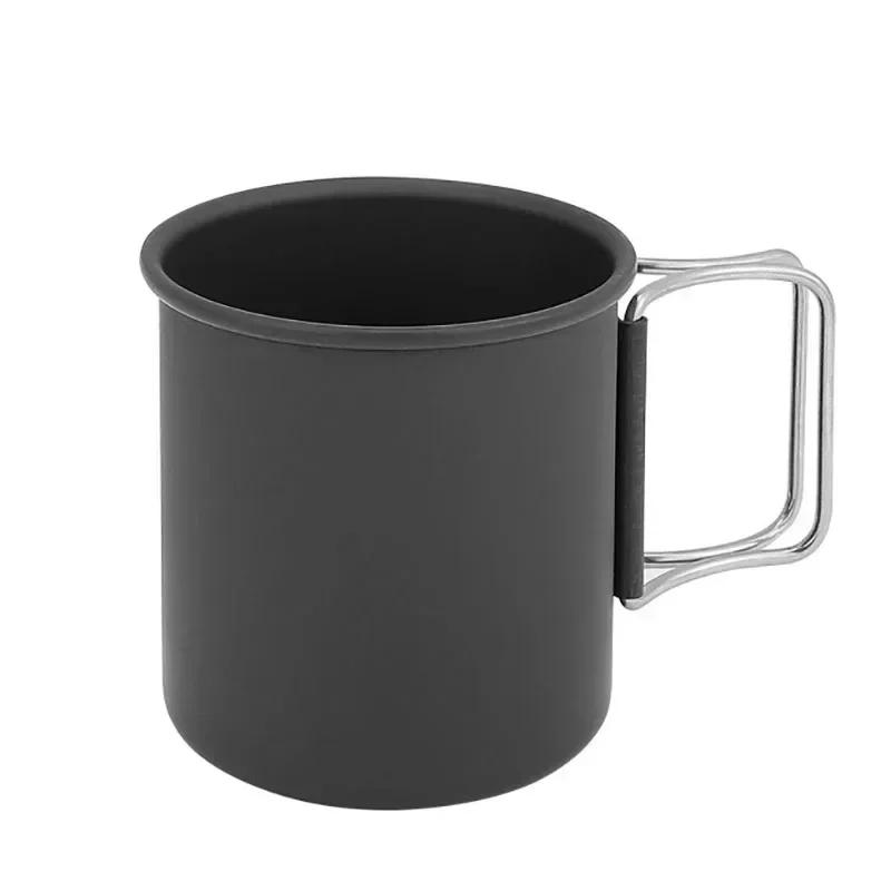 300ML Camping Mug Aluminium Alloy Folding Cup Hike Mug Ultra-Light Camping Travel Water Cup Outdoor Camping Cookware taza