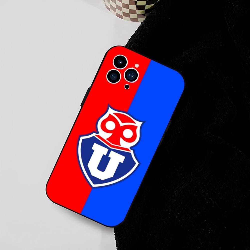 University Of-C-Chile Fashion Logo Phone Case Cool Black Silicone Soft For IPhone 16 15 14 13 12 11 X XR Plus Pro Max Plus