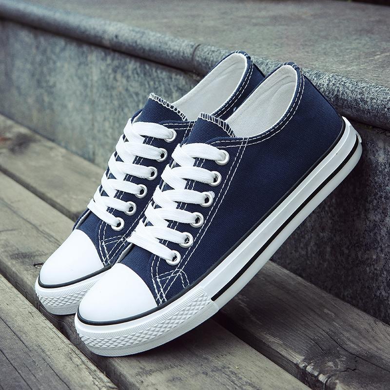 Men's Canvas Shoes Sneakers Women's Canvas Shoes Flat Shoes Casual Denim Shoes