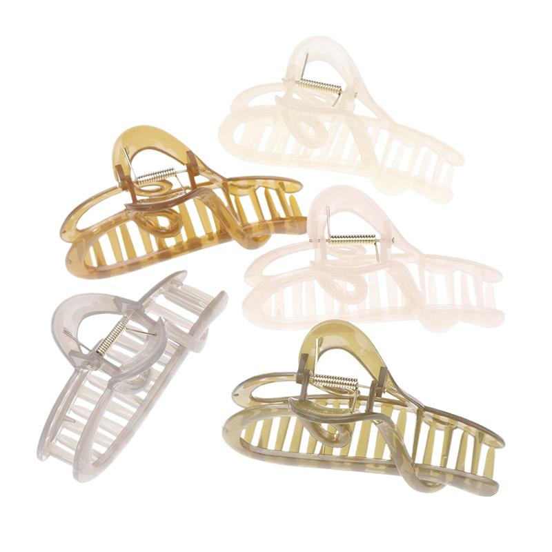 Большие заколки-крабы для густых волос, аксессуары, женский головной убор, Ins, пластиковые, зажим-краб, заколки для волос, подарки