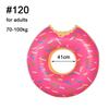 Inflatable Donut Swimming Ring Safe Pool Float Summer Outdoor Activitives Party Eco-Friendly Cute Kids Adult Swimming Circle