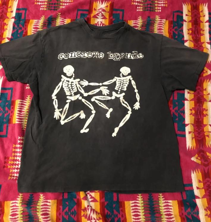 Vintage Concrete Blonde Skeleton Unisex T-shirt size S-4XL