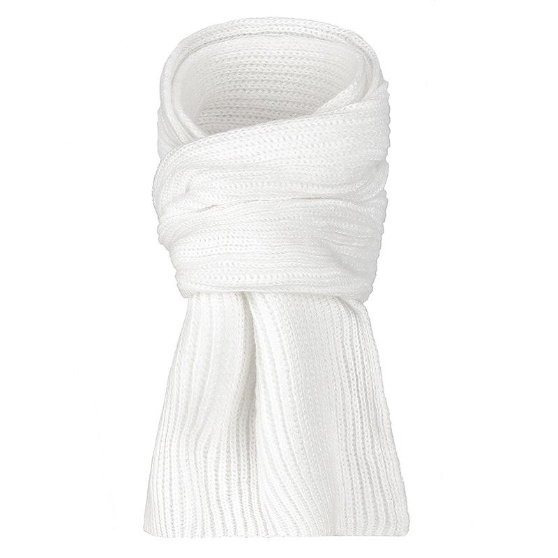 FEWK Зимний очень длинный шарф и шапка - Унисекс Флисовая подкладка Защита от холода Теплая вязка