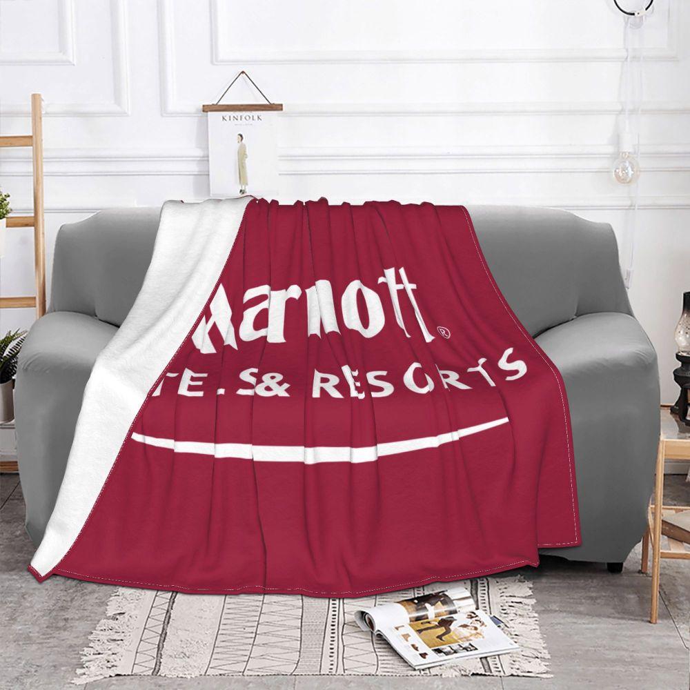 NEW MARRIOTT Blankets and Throws Super Soft Thermal Indoor Outdoor Blanket for Living Room Bedroom Travel