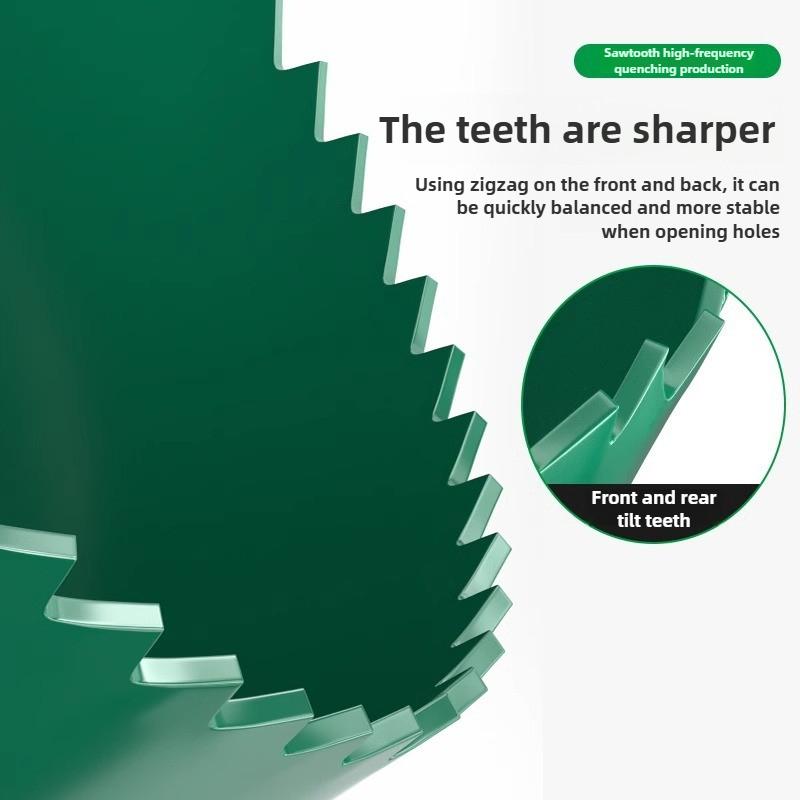 BAOLIAN Hole Saw Set,Metal Core, 19-64/64-127/19-127mm Saw Cup Wood Crown, Drill Bit for Wood ,Woodworking Tools