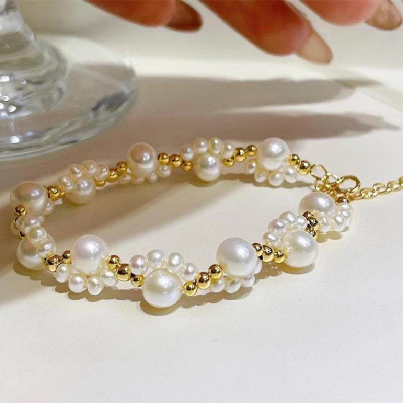 Japanese Korean Kitten Claw Pearl Unique Fashionable Design Bracelet Female Jewelry