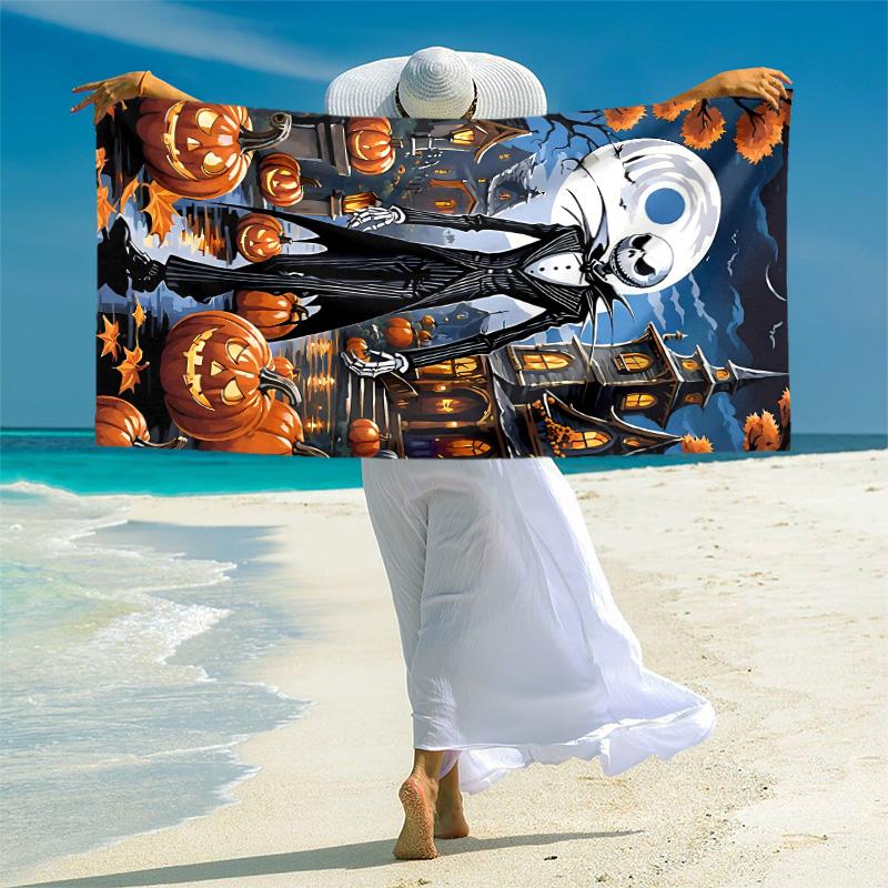 1pc Day Dead Celebration Microfiber Beach Towels Quick Dry Towel Sand Beach Towels Pool for Travel Swim Pool. S7290167