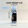 1PC Black Cat Funny Slogan Print 750ml Color Plastic Sports Water Bottle Leakproof Flip Straw Lid Suitable for Sports Office Home Use