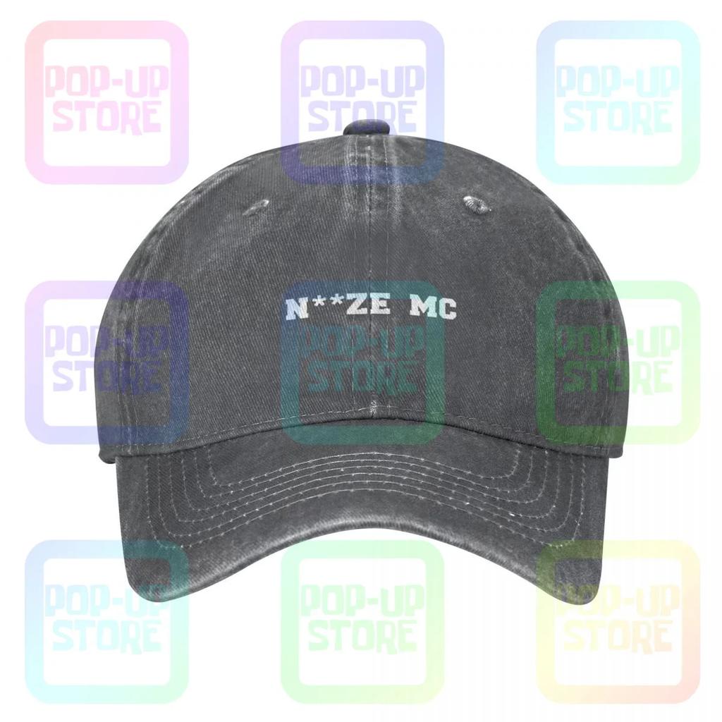 Кепка-бейсболка Noize Mc из стираного денима Тракеры Летние Харадзюку