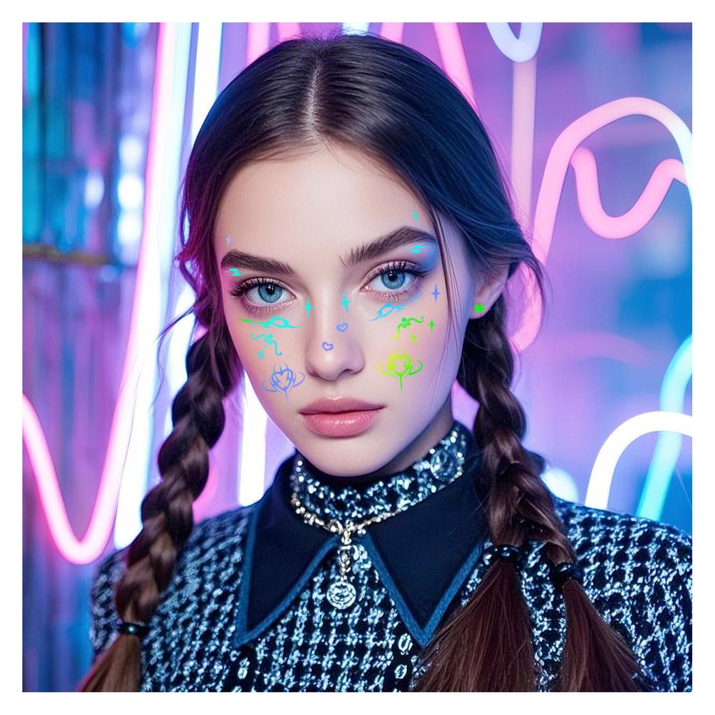 Европейско-американский трансграничный музыкальный фестиваль - Лазерные наклейки для подводки глаз - Водонепроницаемые и стойкие одноразовые татуировки