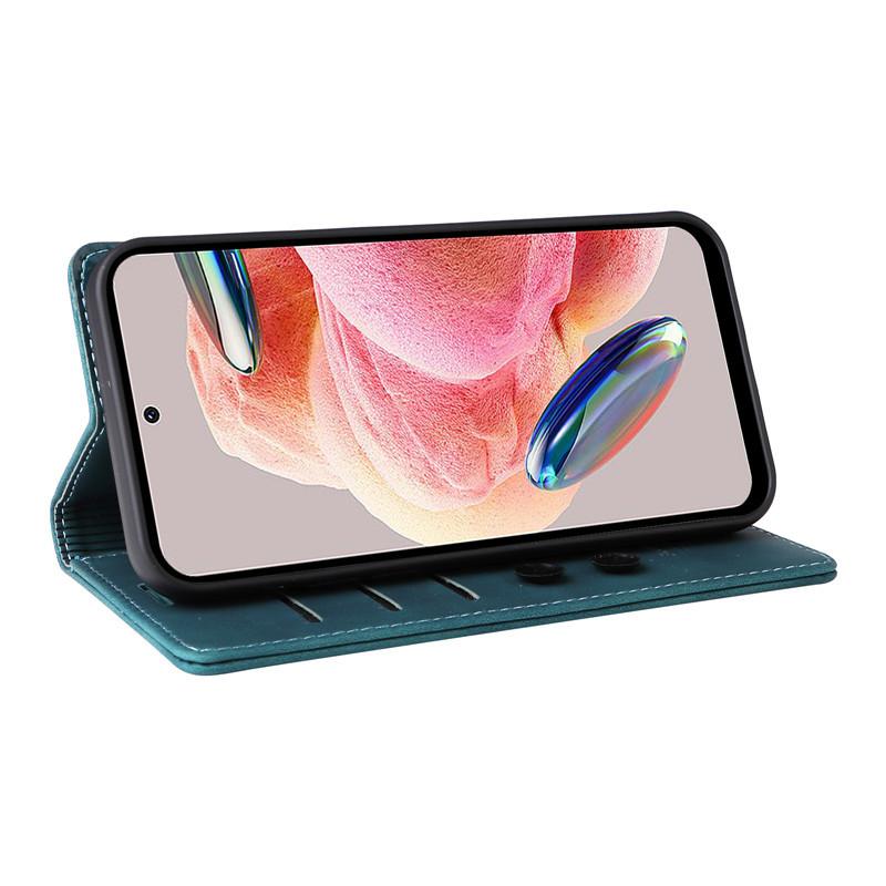 Кожаный чехол-книжка для Xiaomi Redmi Note 12 Turbo 12S Note12 Pro 4G Plus 5G с присоской, защитные чехлы для телефона