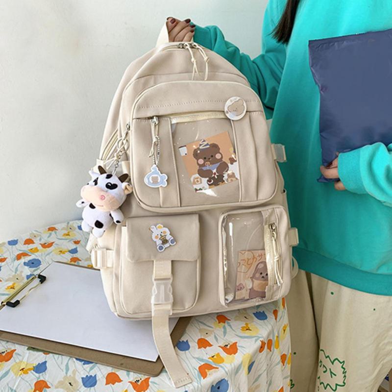 Teen Girls Large-Capacity School Backpack