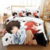 Новый Аниме Постельный Комплект Bungo Stray Dogs Двуспальный Полуторный Королевский Пододеяльник Одеяло Наволочка Мальчики Девочки Взрослые Спальня Домашний Текстиль
