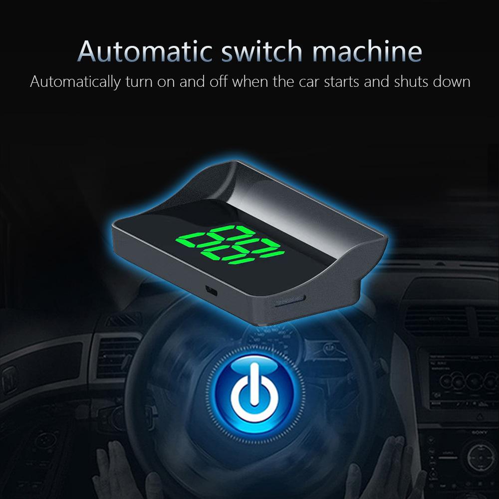 Автомобильный проектор на лобовое стекло, HD-дисплей, отображение скорости GPS, подходит для всех автомобильных электронных компонентов