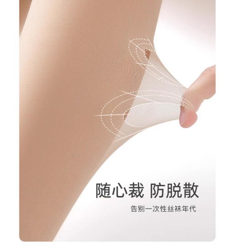 Ultra Thin 10D Seamless Sheer Pantyhose Women Anti-Run Snag-Resistant Plus Size Wear
