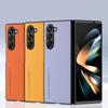 Модный кожаный чехол для Samsung Galaxy Z Fold 5 4 3 2, силиконовый бампер, противоударный чехол для телефона