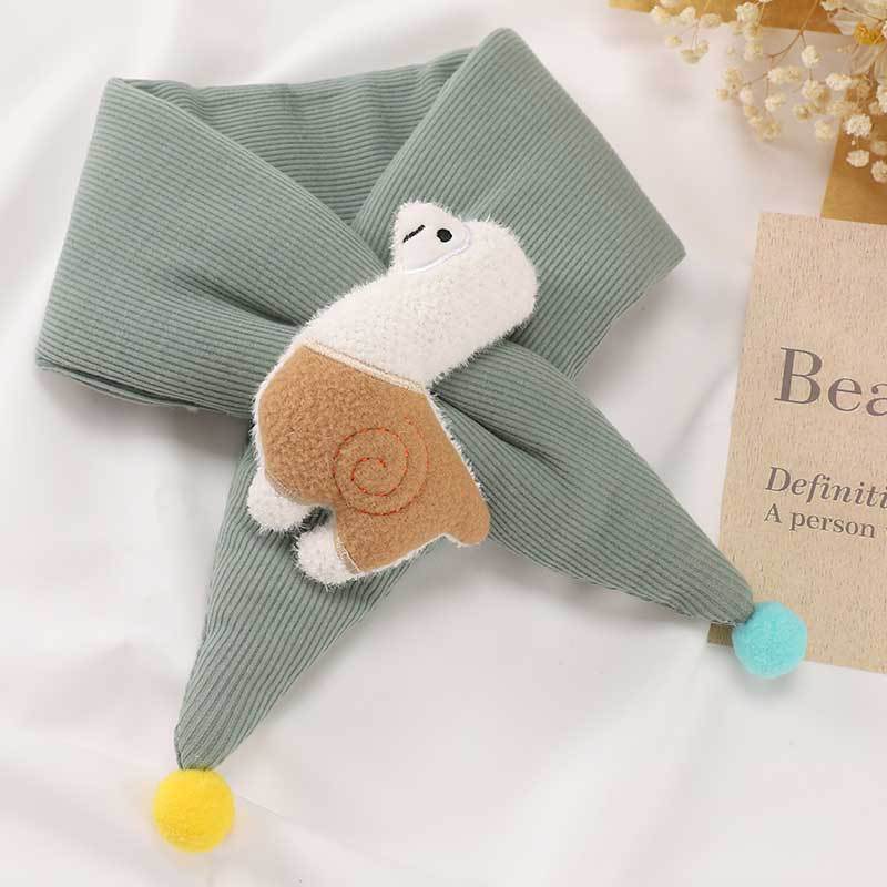 New Children'S Fashionable Scarf For Girls To Keep Warm And Versatile For Babies. Plush And Thickened Warm Scarf For Kids