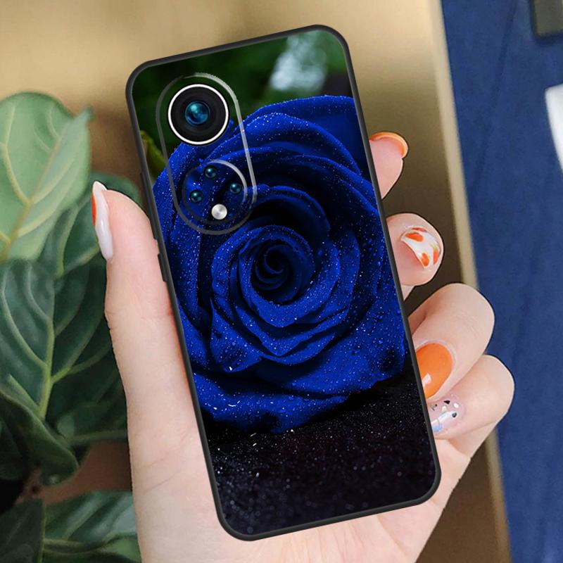 Синий художественный чехол-кейс для Honor 200 Lite 50 70 90 X8a X9a X8 X9 X8b X9c X9b Honor Magic 6 Pro 5 7 Lite Чехол