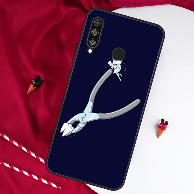 Dentist Tooth For Huawei Nova 7i 8i 11i 12i 12s 10 9 SE Y90 Y60 Y70 Y72 Y61 Y91 P60 Pro P30 P40 Lite Case