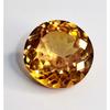 Natural Orangish-Yellow Citrine 8-10 Ct Round Cut Certified Beautiful Gemstone