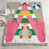 artist AAndy Huangg Throw Warm Soft Flannel Blanket Multiuse for Sofa Bed Camping Travel Nap