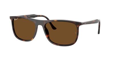 Солнцезащитные очки 0RB2216F HAVANA POLAR BROWN Азиатская посадка Поляризованные [Ray-Ban] 902/5758