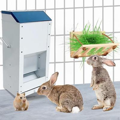 Кормушка для кроликов, кормушка для кроликов в клетке, подвесной корм для кур из железа