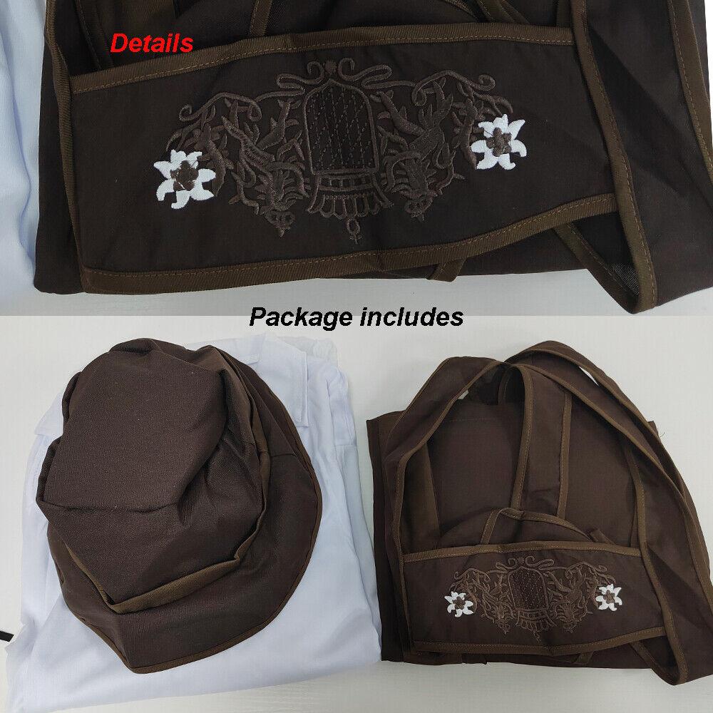 Взрослый мужской костюм Октоберфест Баварский Октоберфест Немецкий фестиваль пива Косплей Униформа Плюс Размер Шляпа Топ Короткий Хэллоуин Карнавальная одежда