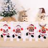1 шт. Рождественские украшения Санта-Клаус Снеговик Елка Лось Украшения Тканевые Рождественские Подвески в виде Оленей Тканевые Фигурки