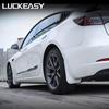 LUCKEASY для Tesla Model 3 Model Y Брызговики model3 2023 аксессуары брызговики Fender матовый черный карбон