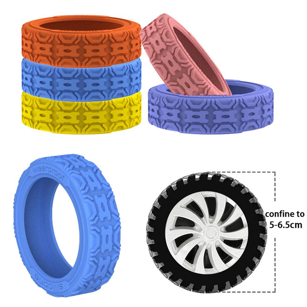 4/8 шт. Прочные силиконовые протекторы для колес багажа, чехлы для дорожных чемоданов, снижающие шум, защитные чехлы для колес