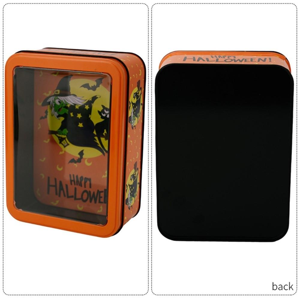 Decorative Candy Container Cartoon Mini Snack Packaging Box Halloween Tinplate Box Party Favors