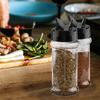 Butterfly Cover Seasoning Bottle Plastic Spice Containers Clear Plastic Spice Jar  Cumin Powder