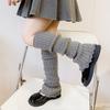 Baby Pile Socks Children Leg Warmers Lolitas  Knitted Socks Baby Girls Warm Cute Sweet Ballet Guards Socks Long Stockings Knitted Leg Covers